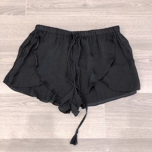 Fluttery Satin Shorts